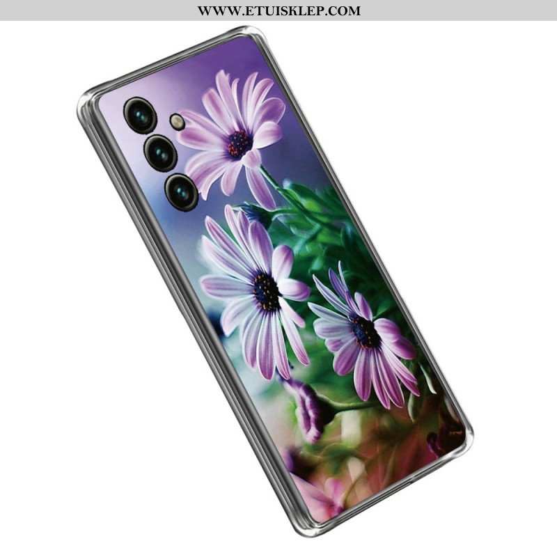 Etui do Samsung Galaxy A14 / A14 5G Kwiatowy Silikon